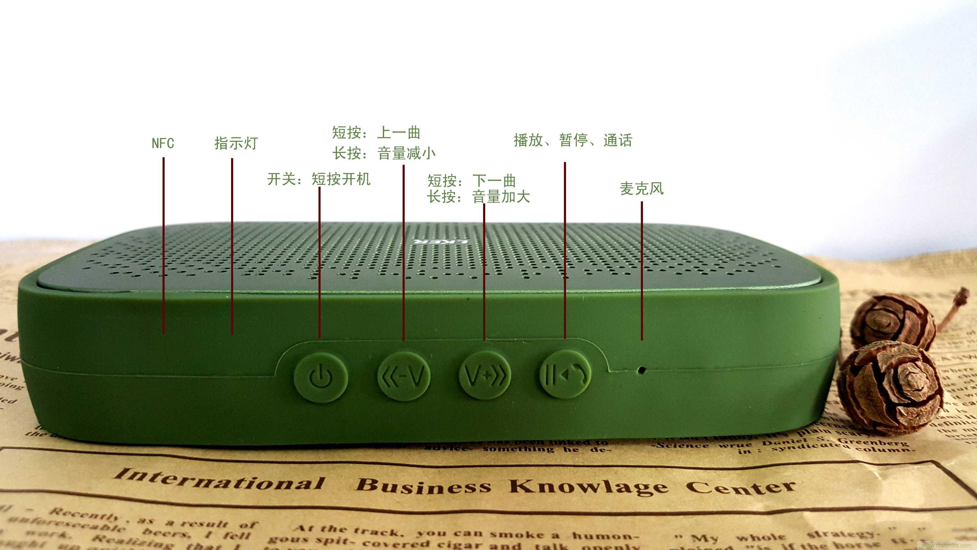 搞怪&ldquo;美人魚&rdquo;盡享靈克藍(lán)牙音箱的天籟之音！