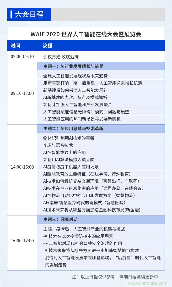 燃AI引擎，WAIE 2020世界人工智能大會(huì)震撼來(lái)襲！