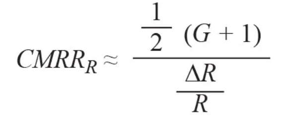 提高差分放大器的共模抑制比，電阻的選擇很關(guān)鍵