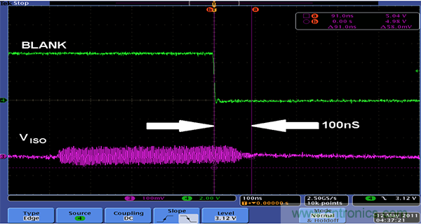 利用isoPower器件屏蔽電源，從而提高精度