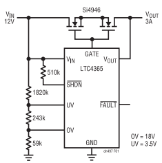 為敏感電路提供過壓及電源反接保護(hù)！