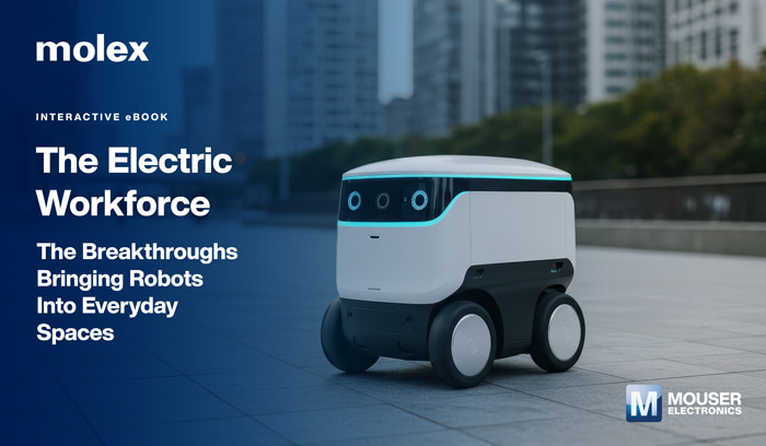 揭秘未來勞動(dòng)力：貿(mào)澤與Molex新電子書解析機(jī)器人技術(shù)變革